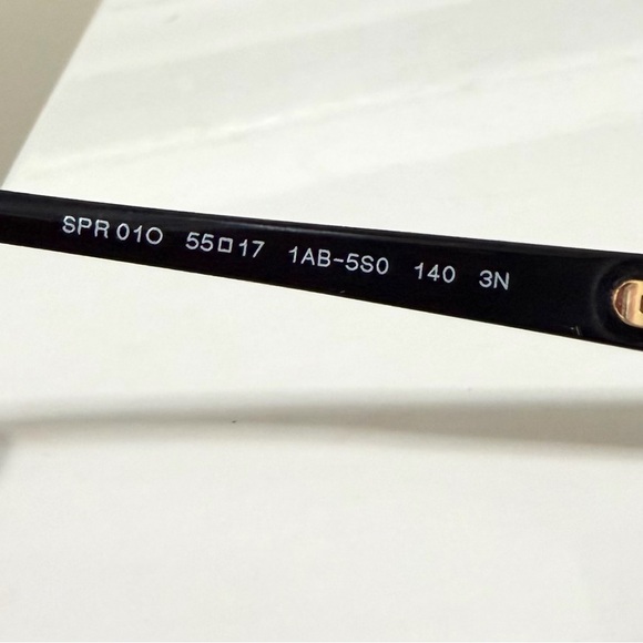 PRADA Women’s Sunglasses Black with Gold Detail - Picture 11 of 11